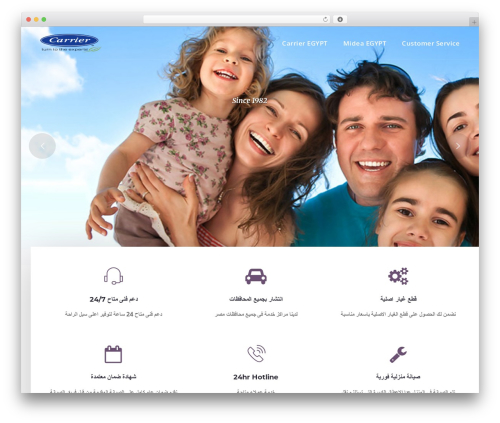 DPR Bruno WordPress theme - miraco-carrier-service.com