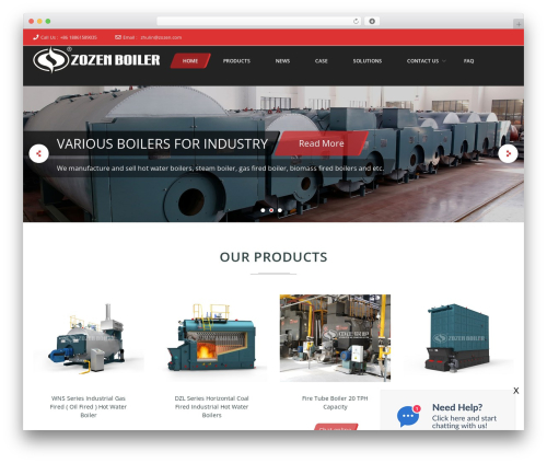 Frontech WordPress page theme - boilerforsales.com Frontech WordPress page theme - boilerforsales.com