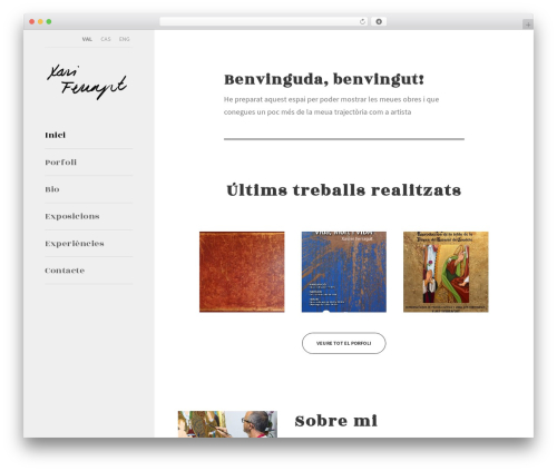 Kleanity WordPress theme - xaviferragut.com