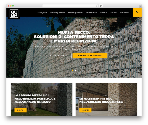 Quba theme WordPress - qubastone.it