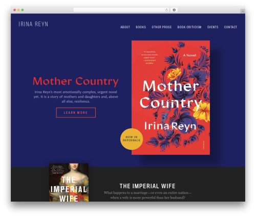 Readly WordPress theme - irinareyn.com