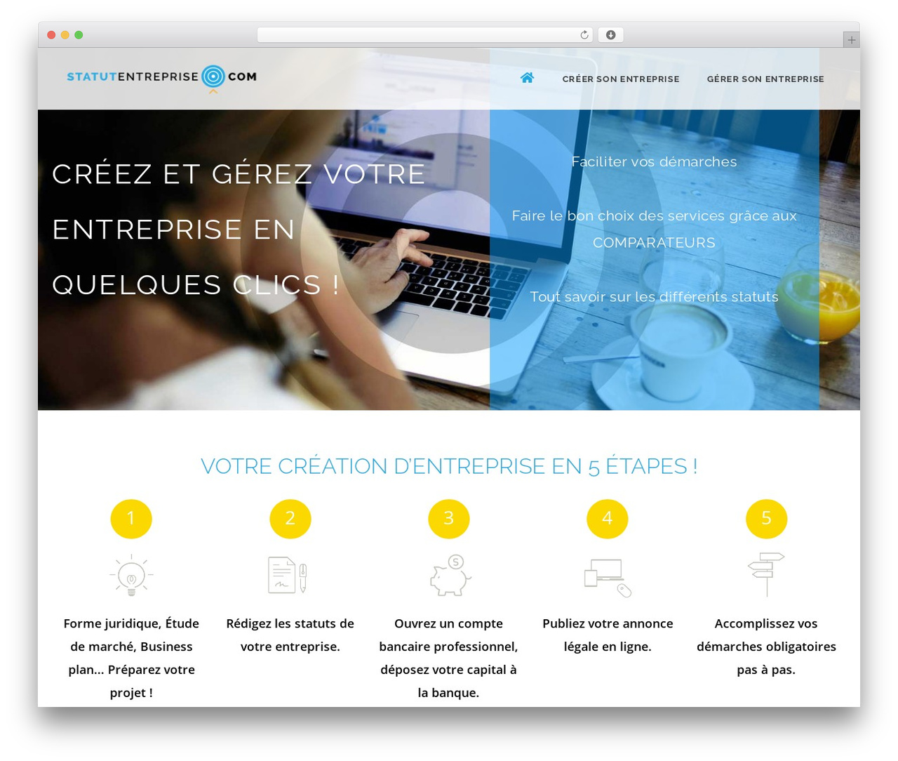 Statut Theme WordPress page theme - statutentreprise.com Statut Theme WordPress page theme - statutentreprise.com