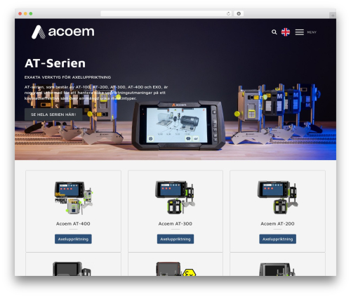 The Sceleton theme best WordPress theme - acoem.se