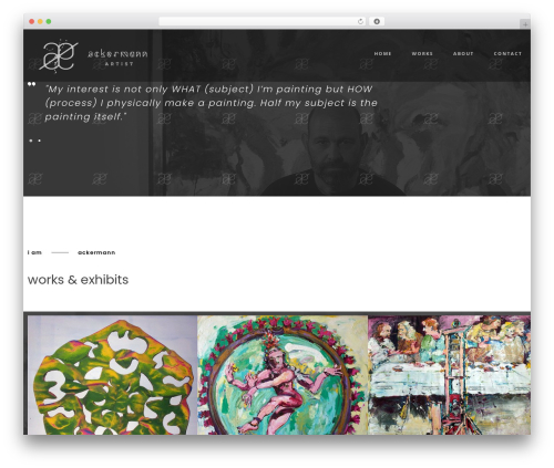 Fastgallery WordPress plugin - ackermann-artist.com