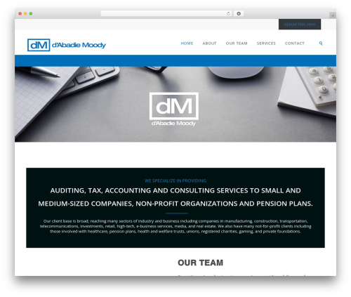 Vision WP WordPress theme - dabadie.com