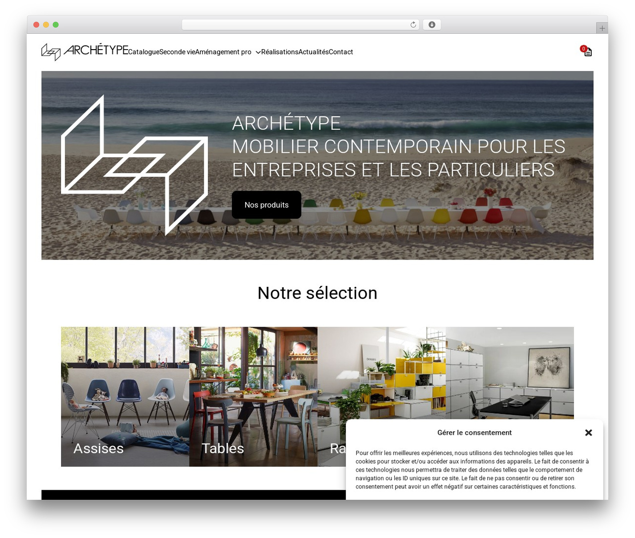 WordPress theme Thème de base - archetype.fr WordPress theme Thème de base - archetype.fr