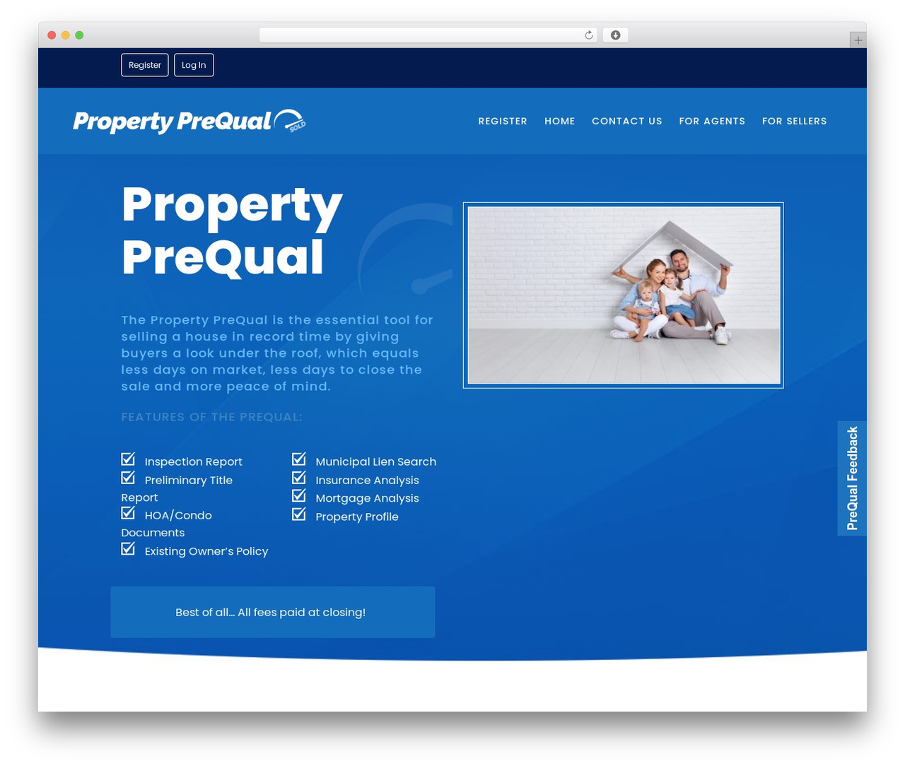 WordPress theme Bridge - propertyprequal.com