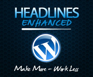 Best WordPress theme Headlines_Enhanced by PLRBlogs.com
