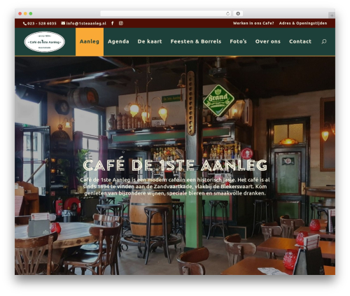 Divi WordPress theme - 1steaanleg.nl