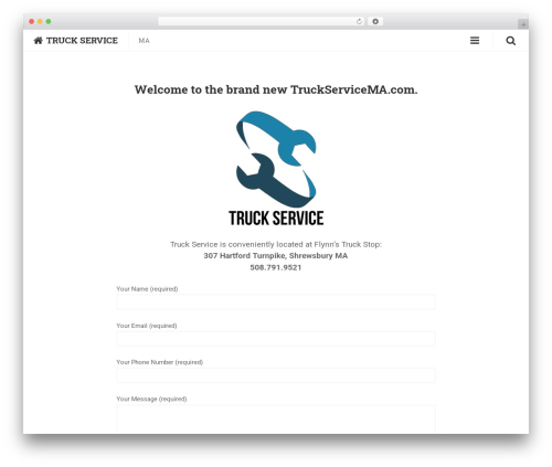 Service showcase pro WordPress plugin - truckservicema.com