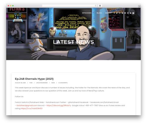 Gumbo SecondLine WordPress theme design - fortofnerd.com
