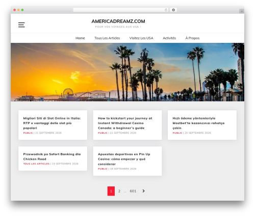 Marinate WordPress theme - america-dreamz.com