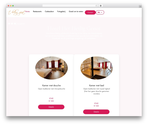 Sinergio WordPress theme - hetheiliggenot.be