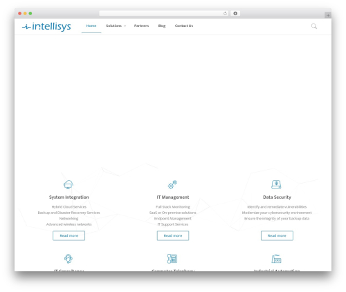 TechLine WordPress theme - intellisys.gr