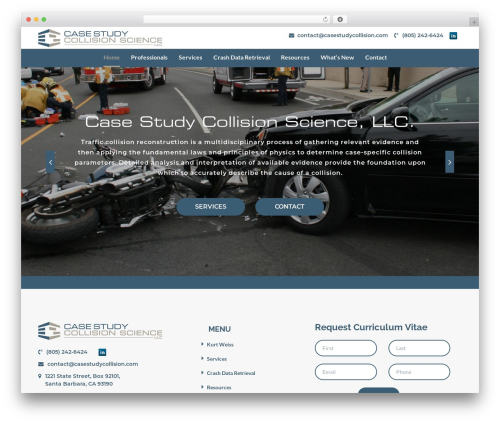 Theme WordPress Case Study - casestudycollision.com