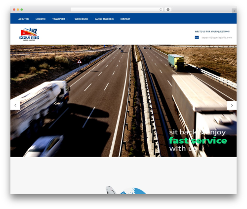 Translogistic WordPress theme design - cgmlogistic.com
