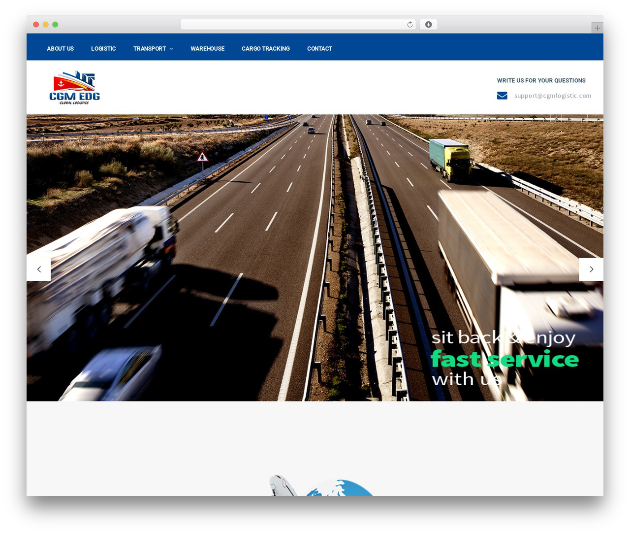 Translogistic WordPress theme design - cgmlogistic.com Translogistic WordPress theme design - cgmlogistic.com