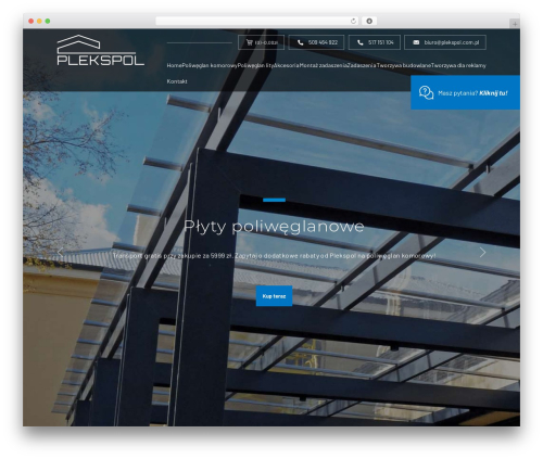Top bar pro WordPress plugin - plekspol-poliweglan.pl
