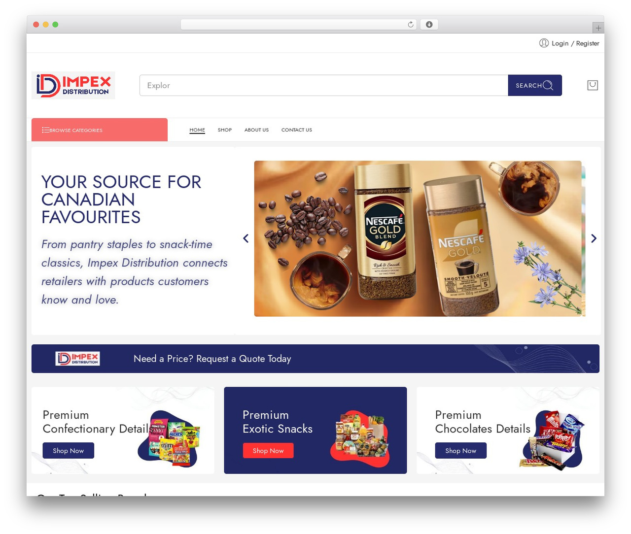 WordPress theme Elessi Theme Child - impexdistribution.com