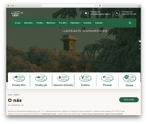 Liquid custom builder WordPress plugin - domazlicke-lesy.cz