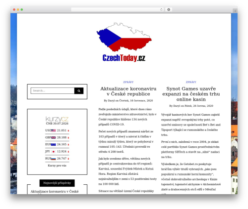 Writee free WordPress theme - czechtoday.cz