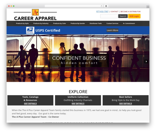 Woocommerce product filters WordPress plugin - apluscareerapparel.com