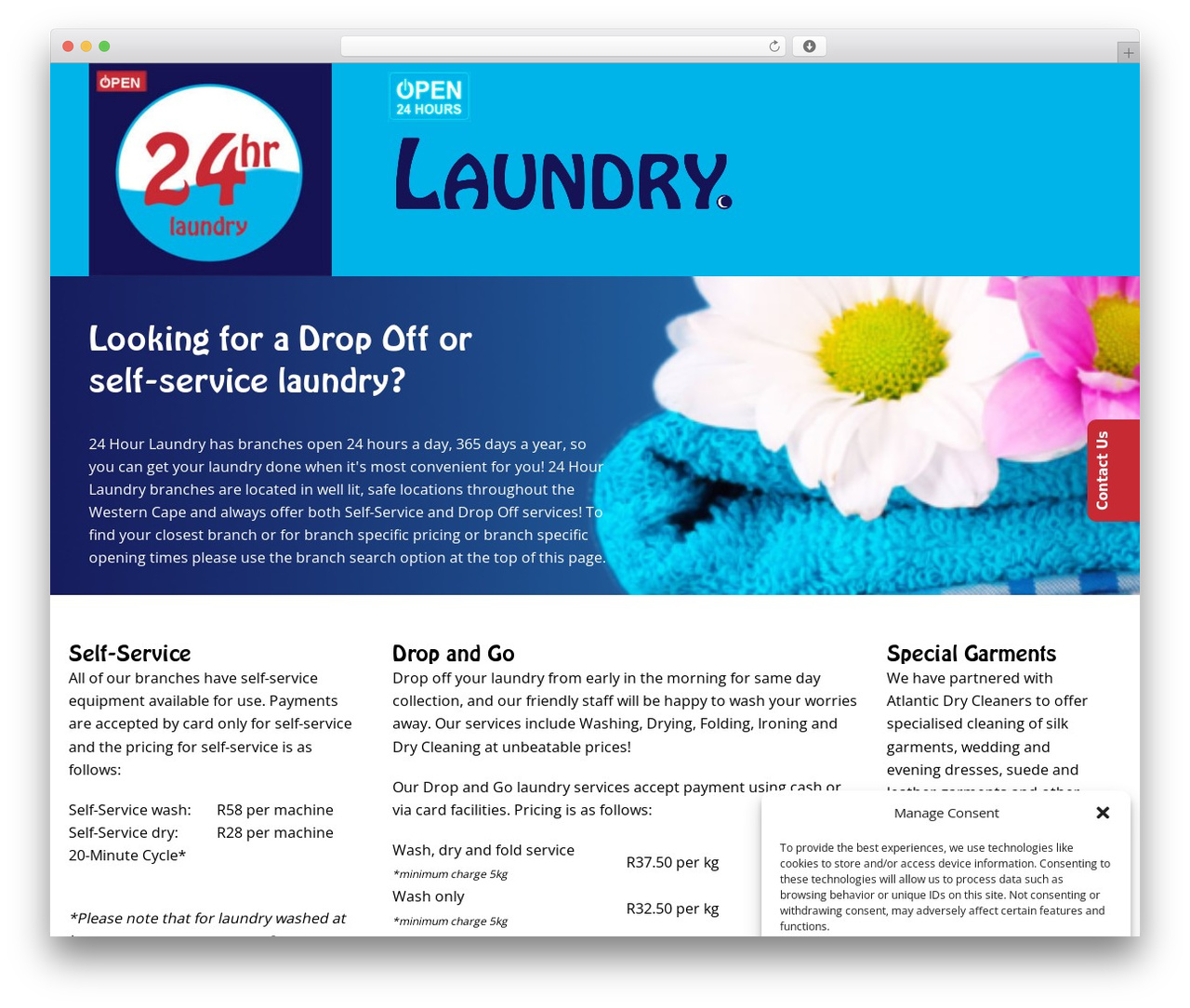 Beaver Builder Theme WordPress theme - 24hourlaundry.co.za