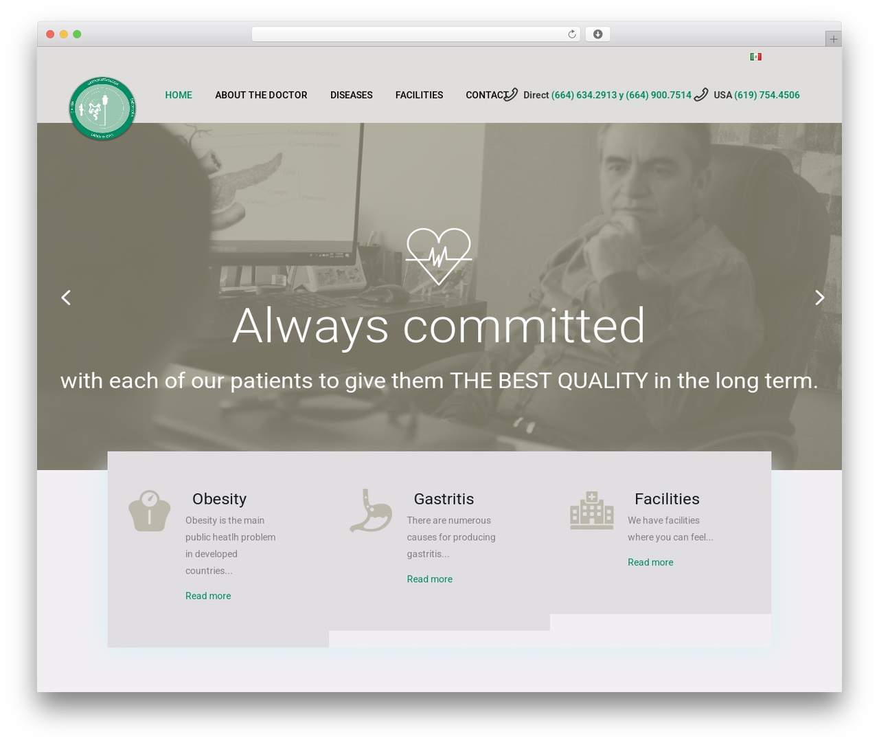 Bridge WordPress theme design - drcesareo.com Bridge WordPress theme design - drcesareo.com
