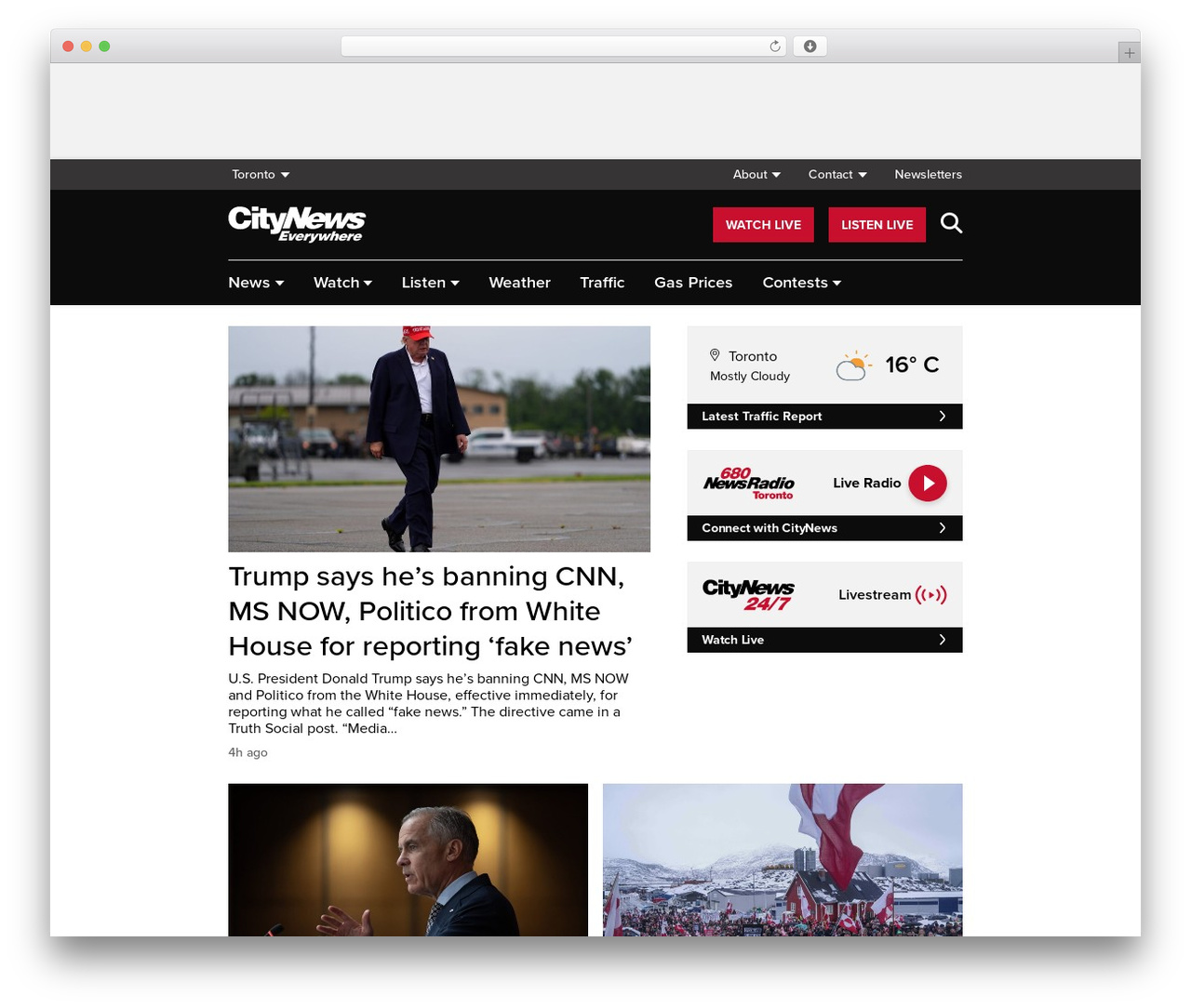 CityNews 2023 company WordPress theme - toronto.citynews.ca