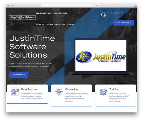 Editech WordPress page theme - wrightoffice.com