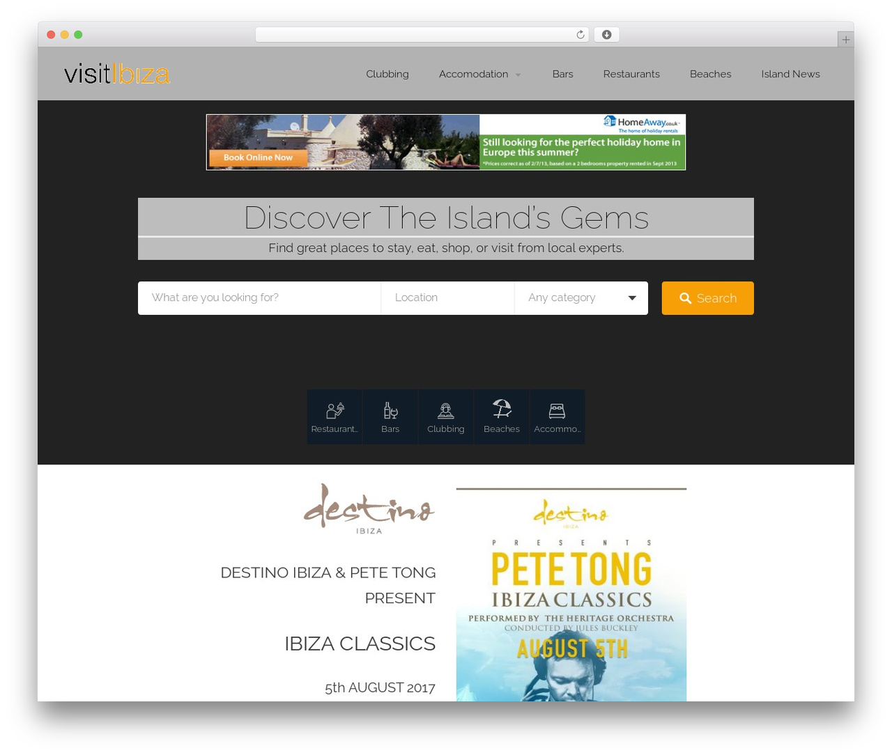 Listable WordPress theme - visitibiza.com Listable WordPress theme - visitibiza.com