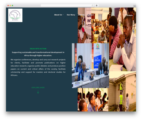Malika WordPress theme - aheri.org