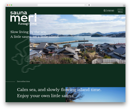 meri Theme theme WordPress - sauna-meri.com