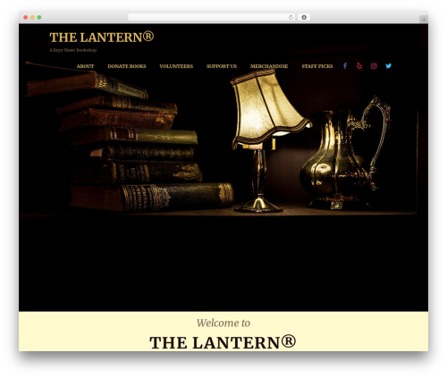 Optimizer PRO WordPress shop theme - lanternbookshop.org