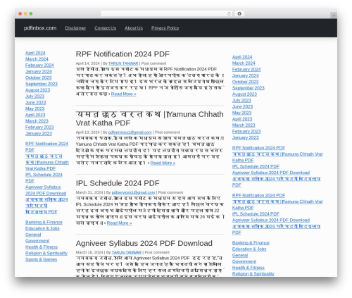 QuickStrap premium WordPress theme - pdfinbox.com