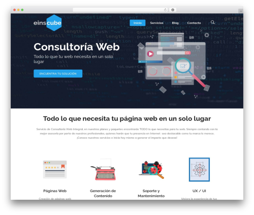 Startit WordPress theme - einscube.com