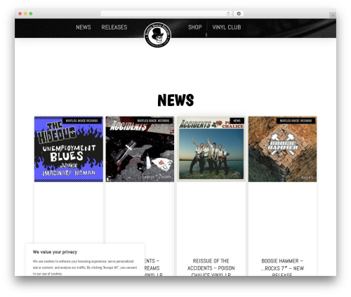 Storefront WordPress ecommerce theme - bootlegbooze.com