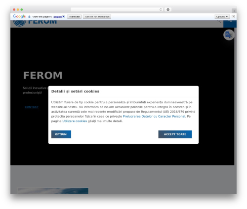 Theme WordPress Atom Framework Eight - ferom.ro