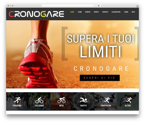 Whistle theme WordPress - cronogare.it