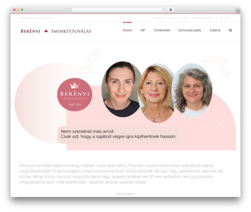 WordPress theme Avada - berenyizsuzsa-sminktetovalas.hu