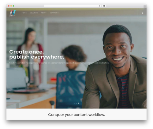 WordPress theme Pillar - getnext.com