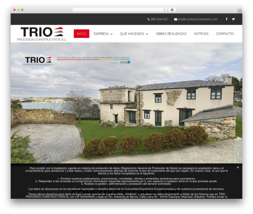 WordPress theme You - construccionestrio.com