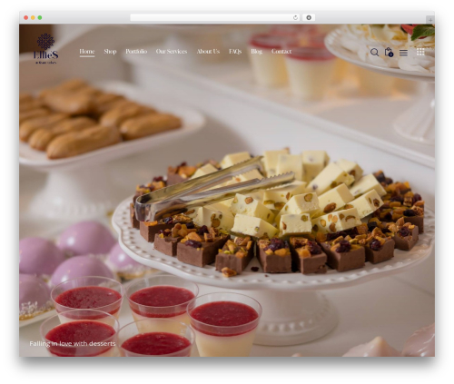 Bonbon theme WordPress - elliescakes.uk