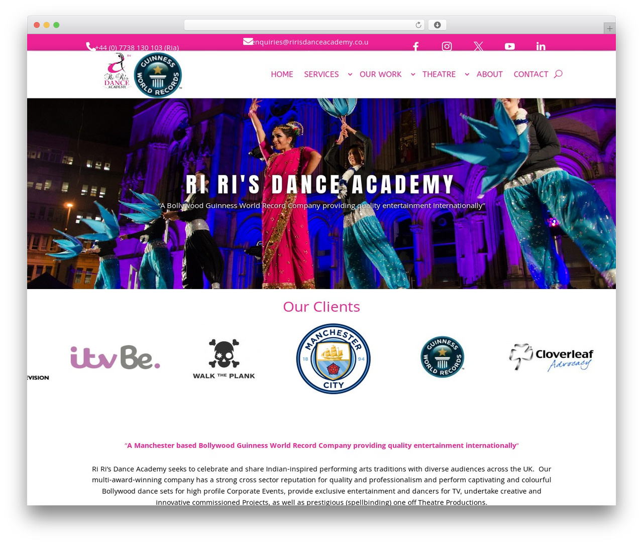Ri Ri WordPress theme - ririsdanceacademy.com