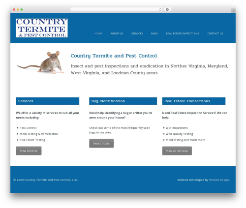 DynamiX WordPress theme - countrytermite.com
