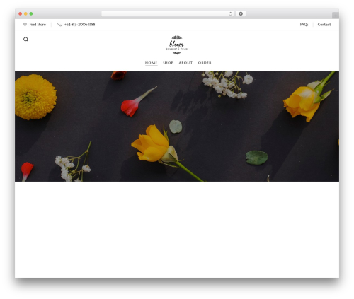 Florial WordPress theme - bloombouquet.id