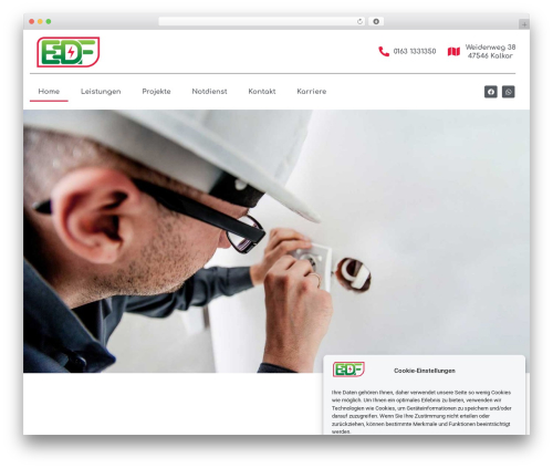 Hello Elementor theme WordPress - elektrotechnik-david-fischer.de