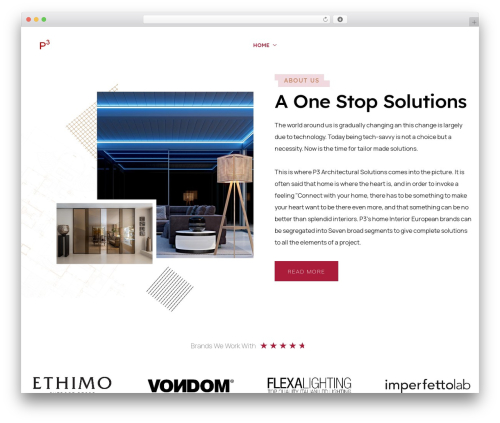 Interiar WordPress theme - pcubesolutions.com