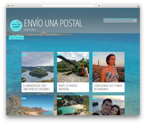 MN Flow theme WordPress - enviounapostal.com