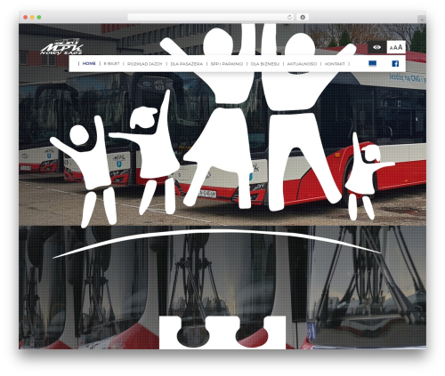 MPK Theme WordPress page theme - mpk.nowysacz.pl
